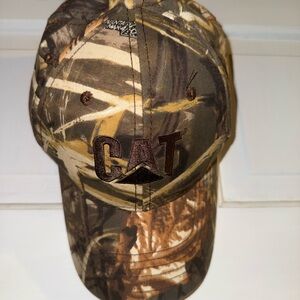 CAT Camouflage Baseball Cap for Men - Camo Brown